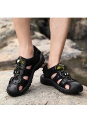 Summer men's sandals high-quality breathable climbing fashion hiking outdoor sports soft comfortable non-slip Roman beach