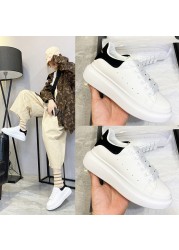2021 white shoes spring autumn women thick-soled height increasing fashion casual shoes women running shoes ladies sneakers