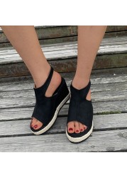 wedges shoes for women high heels sandals summer shoes flip flop chauss femme platform sandal dropshipping fulfillment