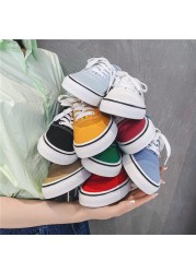 Classic brand canvas shoes women skateboarding shoes woman fashion sneakers loafers ladies low-cut shoes female student