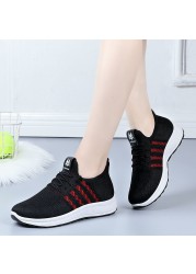 Winter Sneakers For Women Running Shoes Outdoor Brand Sneakers Mesh Breathable Light Sneaker Lace-up Shoes Woman Gym Trainers