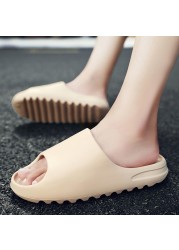 2021 women slippers thick sole indoor home non-slip slippers graffiti casual beach slides eva quality cartoon bear animals shoes