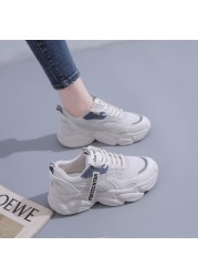 Women Sneakers 2022 Autumn Fashion Running Shoes Women Lace-up Sneakers Non-slip Increase Platform Shoes Zapatos Mujer