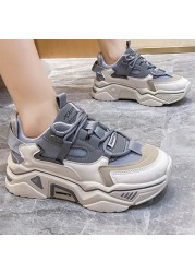 Old shoes trend women's shoes 2021 new autumn fashion Korean version increase thick-soled casual sports women's shoes