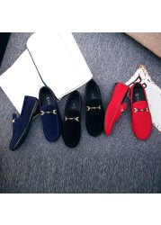 Fashion summer style soft casual shoes men shoes high quality shoes men flat shoes casual shoes Gommino driving shoes