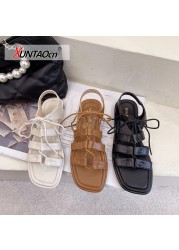 2021 woman gladiator sandals women summer shoes new fashion flat with slippers flip flops female casual shoes ladies slides