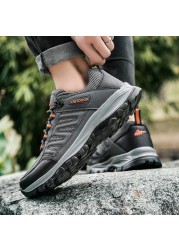 2022 New Men Casual Shoes Outdoor Breathable Fashion Shoes Men Sneakers Luxury Brand Trekking Hiking Shoes Non-slip Sneakers