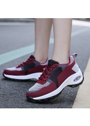 Women Shock Absorbing Comfortable And Breathable Sneaker Outdoor Leisure Shoes Travel Air Cushioned Shoes