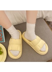 Rimocy 2022 Summer Women Slippers Eva Soft Slipper Beach Sandal Women Thicken Home Bathroom Home Slippers Plus Size