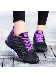 Ladies Mesh Breathable Sneakers Women Comfortable Soft Sole Running Shoes Outdoor Casual Shoes Sneakers