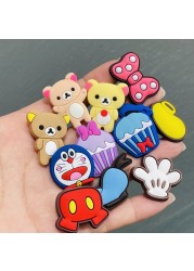 50pcs M Friends Beans Shiny Resin Shoe Accessories Garden Shoes Decoration for Wristbands Croc Jibz Buckle Kids X-mas Gift