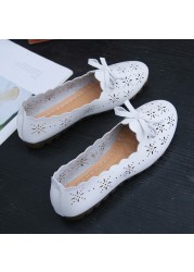 High quality women's sandals summer fashion soft bottom beach hollow casual shoes breathable ladies flat shoes