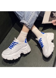 Lucifer 2022 Breathable Platform Women Sneakers Fashion Mixed Color Vulcanized Shoes Woman Comfortable Thick Sole Sneakers Mujer