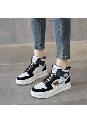 Women's high-heeled high-heeled sports shoes vulcanized shoes fashion breathable shoes running shoes for women 2021