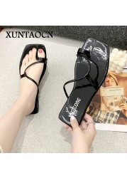 Women Summer Slippers Female Outdoor Fashion Flat Slides Euro and American Tide Rubber Soled Ladies Non-slip Slippers Selling