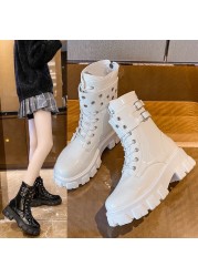 35-43 women's shoes 2021 autumn and spring new short tube fashion boots women's high-heeled 5cm Sense Martin boots