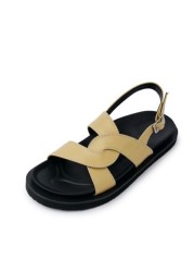 Tuyoki 2022 New Fashion Real Leather Women Sandals Summer Flats Ladies Casual Daily Home Shoes Size 34-39