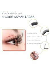 Song Lashes Y Shape Fans Pre-made Eyelash Extensions for Salon Individual Eyelashes C D DD Curl 2D YY Lashes Y Shape Lashes