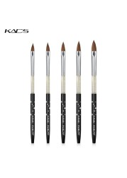 KADS Kolinsky Acrylic Brush Size 2#/4#/6#/8#/10# Acrylic Brush Professional Black Kolinsky Sable Acrylic Nail Brushes