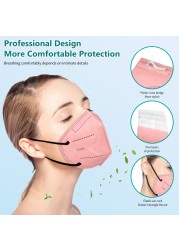 Mascarilla Adult FPP2 Homolokada Mascarillas KN95 Masks Korean ffp2fan Morandi Mascherine FFP2 Mask Europe KN 95 Face Mask