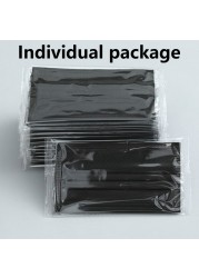 10/100/200/400pcs Disposable Adult Mask 3-Layer Non-woven Meltblown Mask Individually Wrapped Mask Black Filter Mask Face Masks