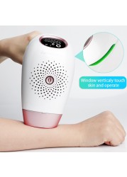 IPL Laser Hair Removal Machine Laser Epilator Permanent Hair Removal Bikini Artificial Hair Removal Machine 500000 Flash