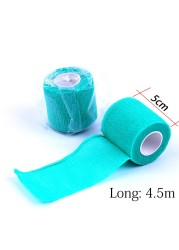 10pcs Waterproof Protection Security Self Adhesive Elastic Cohesive Bandage Wrap First Aid Sports Body Gauze Veterinary Medical Tape