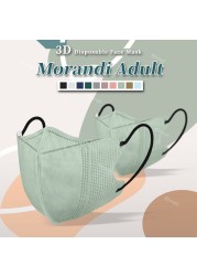 Morandi 3D Face Mask FPP2 Mascarillas 4 Layers 4 Layers Morandi Face Mask KN95 Certification ffp2masque fpp2 homology ada mascara ffpp2 cubrebocas masque