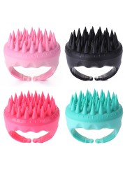 Silicone Shampoo Hair Brush Scalp Massager Lug Brush Wet Dry Hair Washing Comb Brush Scalp Massage Hair Care Brush