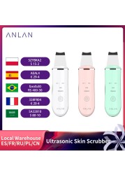 ANLAN Ultrasonic Skin Scrubber Deep Facial Cleaning Shovel Peeling Shovel Face Pore Cleaner Facial Skin Scrubber