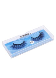 1 Box Mink Eyelashes Handmade Makeup Natural Long False Eyelashes 3D Mink Eyelashes