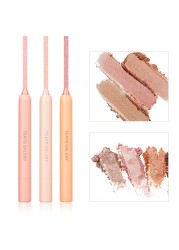 Diamond Glitter Eyeshadow Eye Liner Gel Pencil Makeup Liner Long Lasting Matte Pink Silkworm Champagne Gold Eyeliner Pen