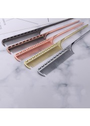 Space Hair Brush Aluminum Hair Comb Professional Hairdressing Combs Hair Cutting Die Barber Hair Brush Combs Salon Tools