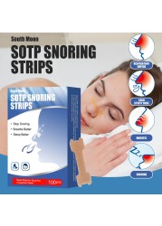 100pcs Nasal Strips Breathe Better The Right Way To Stop Snoring Anti Snoring Strips Easier To Breathe Best Sleep Care Tools