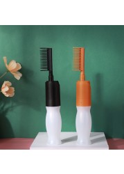 110ml Hair Dye Bottle Refillable ABS Applicator Comb Dispensing Hair Salon Easy Hair Coloring Hair Styling Tools