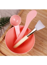 4pcs Face Mask Mixed Set of Bowls DIY Facemask Mixing Tool with Silicone Facial Mask Makeup Brushes Spatula Beauty Skin Care