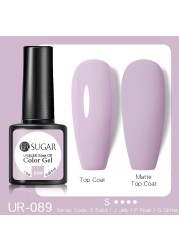 UR SUGAR 7.5ml Spring Cream Colorful Gel Nail Polish Purple Pink Solid Nail Art Semi Permanent Soak Off Gel All For Manicure