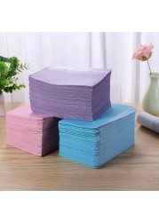 125pcs Disposable Waterproof Medical Paper Dental Hygiene Bib Napkin Wood Pulp Paper Dental Cleaning Paper