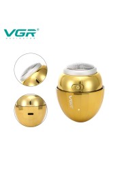 VGr New Mini Egg Shaver Mini Portable Shaver USB Charging Shaver for Men V321 Sharp Trimmer Beard Trimmer 0mm 8d Machines