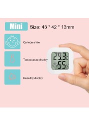 Ondoor thermometer/hygrometer easy to read mini thermometer accurate measurement instrument practical easy to install