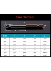 JUSTINLAU Cross Hex Tile Bits Glass Ceramic Concrete Hole Opener Triangle Drill Bit 3/4/5/6/7/8/10/12mm Alloy