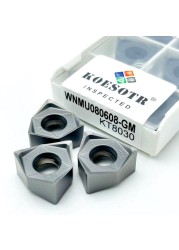 100% Original WNMU080608G High Quality Double-sided Hexagonal 90 Degree Right Angle Quick Feed Carbide Turning Tool WNMU