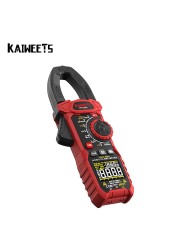 KAIWEETS HT208D AC Digital Clamp Meter Multimeter Pinza Amperimeter Correct RMS High Accuracy Capacitance Tester NCV Ohm