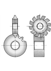 M1 M1.25 M1.5 M1.75 M2 M2.25 M2.5 M2.75 M3 Modulus PA20 Grade NO.1-NO.8 8pcs/set HSS Gear Milling Cutter Free Shipping