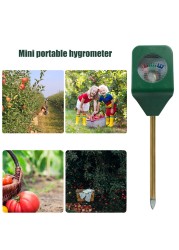 Soil moisture test instrument moisture meter detector garden plant flower test instrument mini garden flower plant moisture analyzer