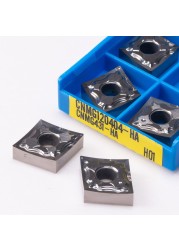 CNMG120404 CNMG120408 HA H01 Carbide Blade CNC Machine Insert CNMG 120408 120404 Aluminum Milling Cutter Turning Tool 10pcs