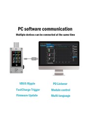 AVHzY C3 Type-C PD الزناد USB-C الفولتميتر مقياس التيار الكهربائي 2 طريقة الحالي متر متعدد PD شاحن بطارية USB TesterDC 26 فولت 6A