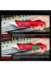ANENG-جهاز اختبار رقمي ذكي VC1018 ، أدوات كهربائية بدون اتصال ، مستشعر ، مقياس جهد تيار متردد ، 12 فولت-1000 فولت