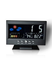 Digital Calendar LED Clock Weather Forecast Station Large Screen With Backlight LCD Desktop Clock Thermometer Hygrometer Timer