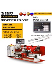 SINO Metal 2-Axis SDS6-2V KA300 and KA500 Small Linear Scales Encoder Length 0-1020mm Lathes and Milling and Drilling Machines